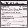 Duracell Ultra 50 Watt Equivalent MR16 3000k Soft White Energy Efficient Flood LED Light Bulb - 5