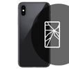 Apple iPhone XS Back Glass Repair - Black - without logo - 0