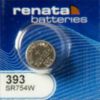 Renata 393 1.55V Silver Oxide Watch Battery - 10 Pack - 0