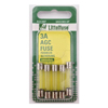 LittelFuse 5 pack 3 Amperage AGC Glass Replacement Fuses - 0