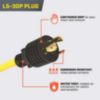 Champion Generator Extension Cord with 1-Year Warranty - 6