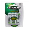 UltraLast Nickel Cadmium AA Solar Powered Lighting Rechargeable Battery - 4 Pack  - 0