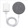Ventev 10W QI Wireless Charging Pad with Quick Charge Wall Charger - Gray - 0