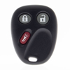 Three Button Replacement Key Fob Shell for GMC Vehicles - 0