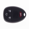 Four Button Replacement Key Fob Shell for GMC and Chevrolet Vehicles - 2