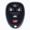 Five Button Replacement Key Fob Shell for GMC Vehicles - 0