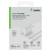 Belkin BOOST UP CHARGE™ USB-C Wall Charger Base with a 3.3ft USB-C to Lightning Cable Cord - White - 0