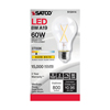 Satco 60 Watt Equivalent A19 2700K Warm White Energy Efficient Dimmable LED Light Bulb - 1