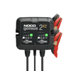 NOCO 2-Bank, 4-Amp Battery Charger, Battery Maintainer, and Battery Desulfator  - 0