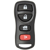Four Button Key Fob Replacement Remote For Infiniti and Nissan Vehicles - 0