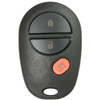 Three Button Key Fob Replacement Remote for Toyota Vehicles - 0