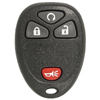 Four Button Key Fob Replacement Remote for Chevrolet, GMC, and Pontiac Vehicles - 0