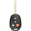 Four Button Key Fob Replacement Combo Key Remote for Toyota Camry Vehicles - 0