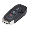 Three Button Key Fob Replacement Flip Key Remote for Ford Vehicles - 4