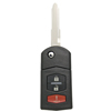 Three Button Key Fob Replacement Remote for Mazda Vehicles - 0