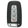 Four Button Key Fob Replacement Proximity Remote for Kia and Hyundai Vehicles - 0