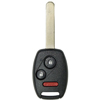 Three Button Key Fob Replacement Combo Key Remote for Honda Vehicles - 0