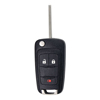 Three Button Key Fob Replacement Flip Key Remote for Chevrolet vehicles - 0