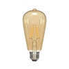 Satco 60 Watt Equivalent ST19 2300k Warm White Energy Efficient LED Vintage Edison Light Bulb - 0