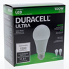Duracell Ultra 100 Watt Equivalent A19 4000k Cool White Energy Efficient LED Light Bulb - 2 Pack - 1