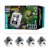Bell & Howell Solar Outdoor Disk Lights - 4 Pack - 0