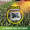 Bell & Howell Solar Outdoor Disk Lights - 4 Pack - 3