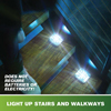 Bell & Howell Solar Outdoor Disk Lights - 4 Pack - 6