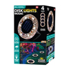 Bell & Howell Tan Mosaic Solar Disk Lights - 4 Pack - 0