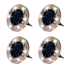 Bell & Howell Tan Mosaic Solar Disk Lights - 4 Pack - 1