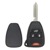 Four Button Replacement Key Fob Shell for Chrysler Vehicles - 0