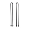 Nite Ize GEAR TIE 12" – 2 Pack Black Reusable Rubber Twist Ties - 3