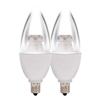UltraLast 60 Watt Equivalent B13 Candle 5000k Daylight Energy Efficient LED Light Bulb - 2 Pack - 3