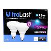 UltraLast 75 Watt Equivalent BR40 2700k Soft White Energy Efficient LED Light Bulb - 2 Pack - 0