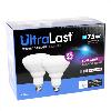 UltraLast 75 Watt Equivalent BR40 2700k Soft White Energy Efficient LED Light Bulb - 2 Pack - 1