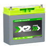 X2Power 12V 20Ah Marine Lithium Iron Phosphate (LiFePO4) Deep Cycle Battery with Bluetooth - 2