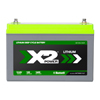 X2Power 12V 125Ah Marine Lithium Iron Phosphate (LiFePO4) Deep Cycle Battery with Bluetooth - 0