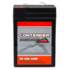 Contender 6V 5Ah AGM Fire and Security Battery - 0