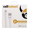 cellhelmet USB-A to Lightning Charging / Syncing Cable - White 6ft - 0