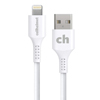 cellhelmet USB-A to Lightning Charging / Syncing Cable - White 6ft - 1