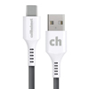 cellhelmet USB-C to USB-A Cable - white 3 Ft. - 1