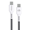 cellhelmet 10-Foot USB-C to USB-C Charging Syncing Cable - White - 1