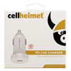 cellhelmet 20W PD USB-C Car Charger Plug Adapter - White - 0