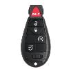 Five Button Key Fob Replacement Fobik Remote for Jeep Vehicles - 0