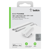 Belkin BOOST Charge Pro USB-C Wall Charger 20W with USB-C to Lightning Cable - White - 0