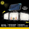 Bell + Howell Bionic Solar Powered Adjustable LED Floodlight Max - 4