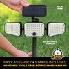 Bell + Howell Bionic Solar Powered Adjustable LED Floodlight Max - 5