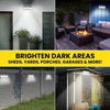 Bell + Howell Bionic Motion Activated Solar Powered LED Wall Light XL - 7