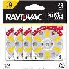 Rayovac 1.4V Type 10 (Yellow) Zinc Air Battery - 24 Pack - 0