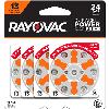 Rayovac 1.4V Type 13 (Orange) Zinc Air Battery - 24 Pack - 0