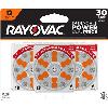 Rayovac Zinc Air Size 13 (Orange) Hearing Aid Batteries - 30 Pack - 0